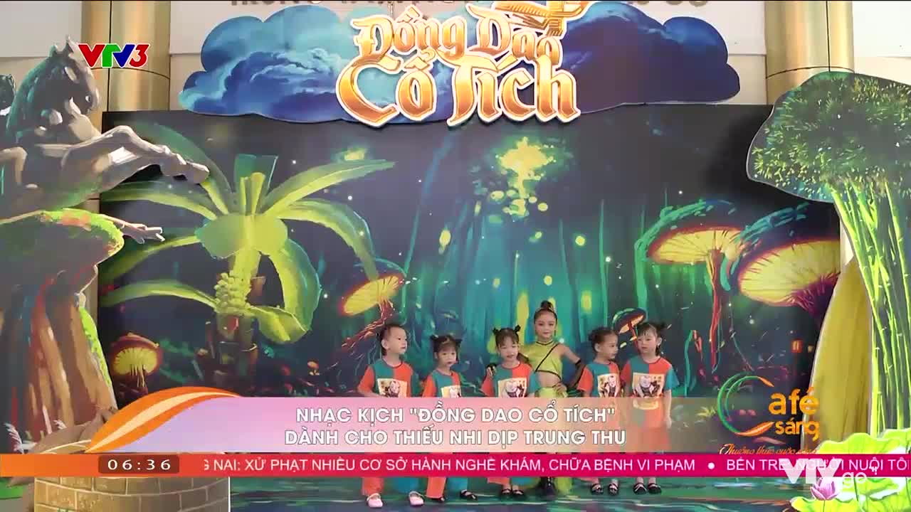Café sáng | 25/09/2023 | Nhạc kịch \'Đồng dao cổ tích\' dành cho thiếu nhi dịp Trung thu