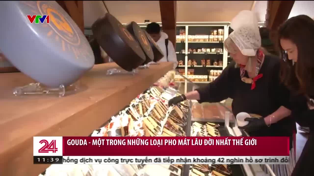 Gouda - Một trong những loại pho mát lâu đời nhất trên thế giới | Chuyển động 24h