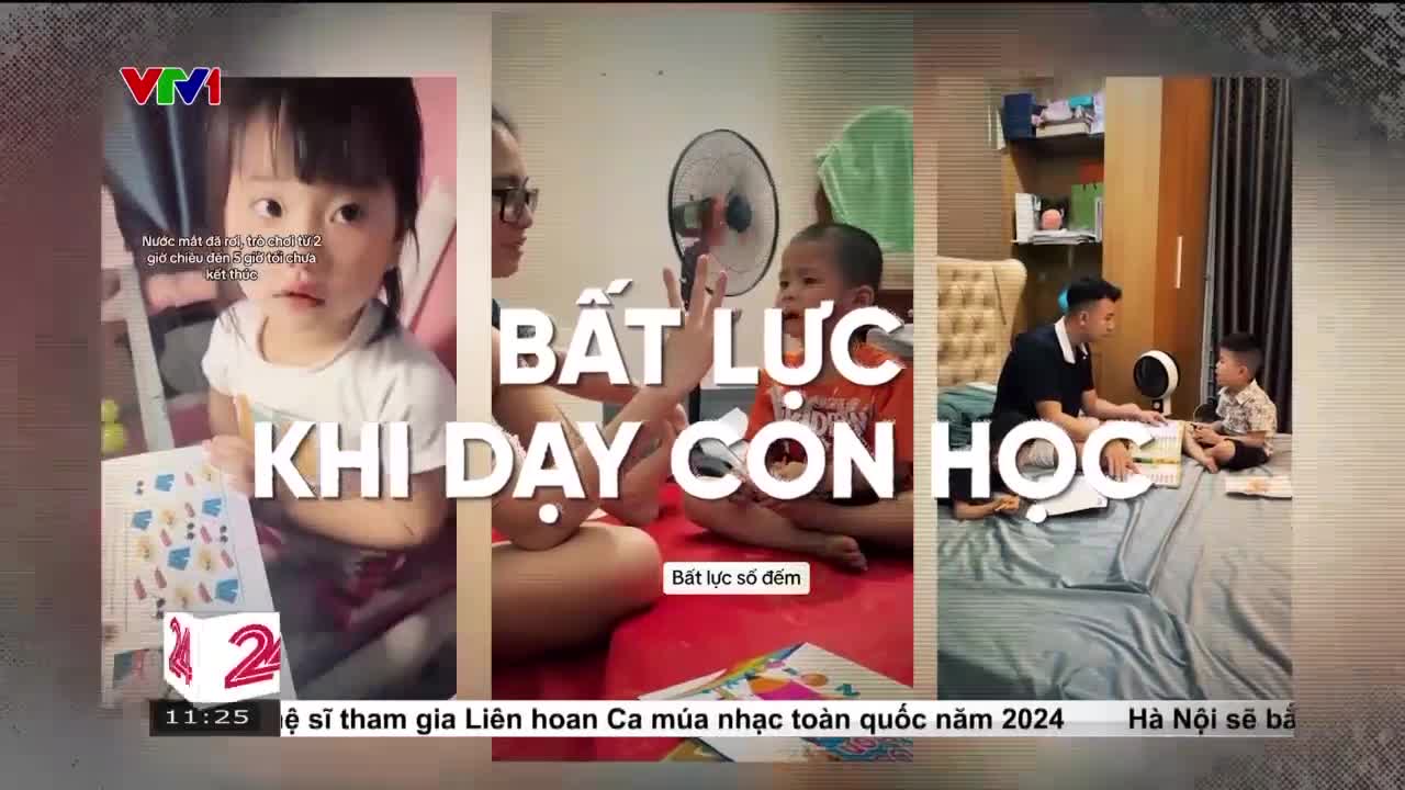 Bất lực vì dạy con học | Chuyển động 24h