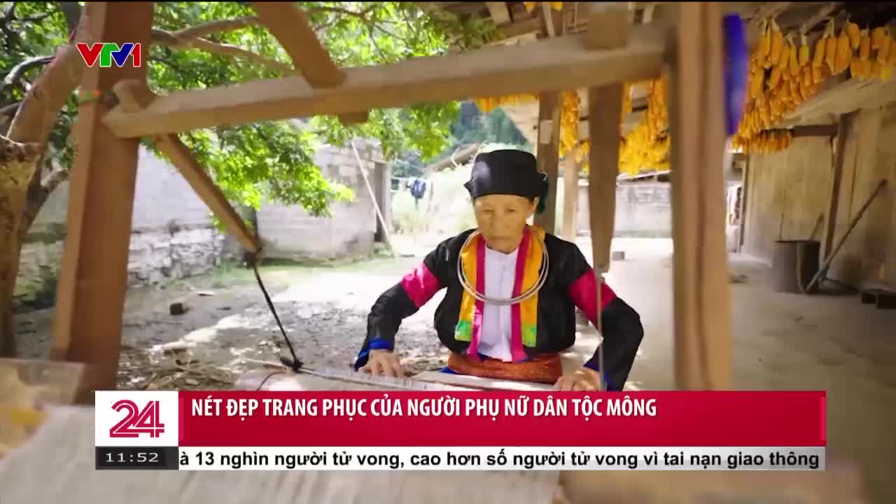 Nét đẹp trang phục của phụ nữ dân tộc Mông | Chuyển động 24h