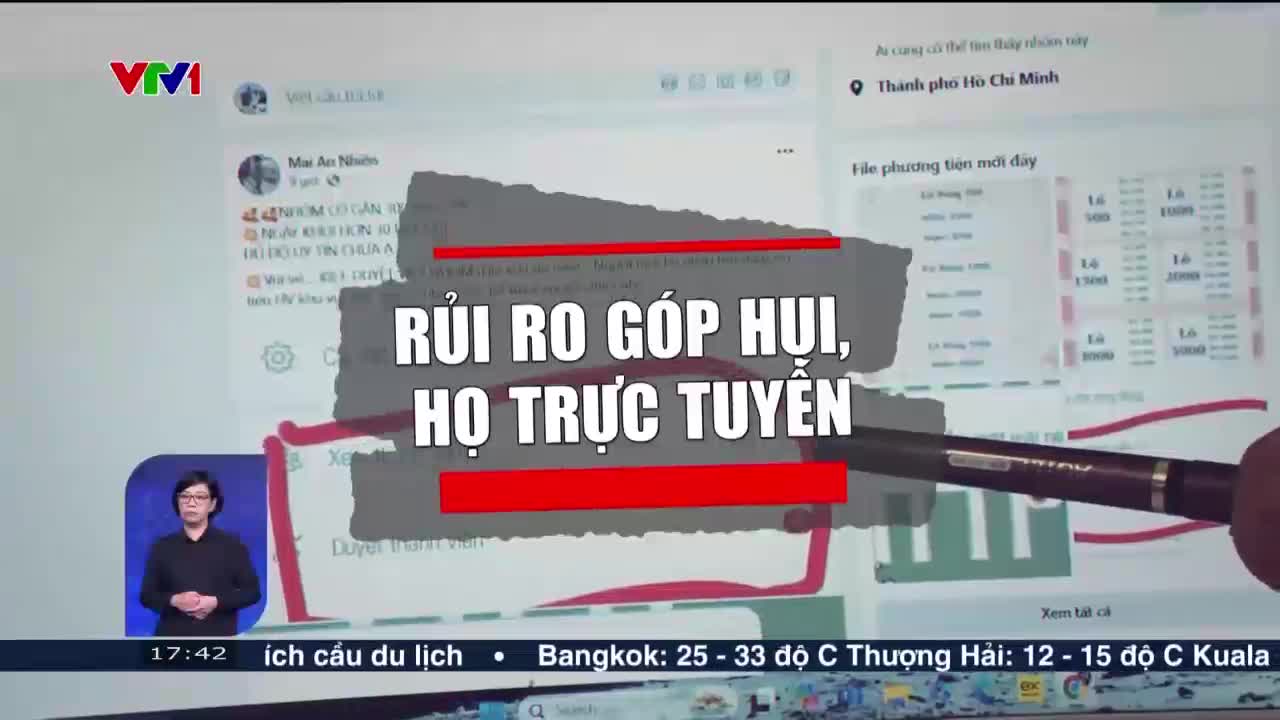 Rủi ro góp hụi, họ trực tuyến | Việt Nam hôm nay